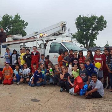 Bucket trucks are good for learning, too!
