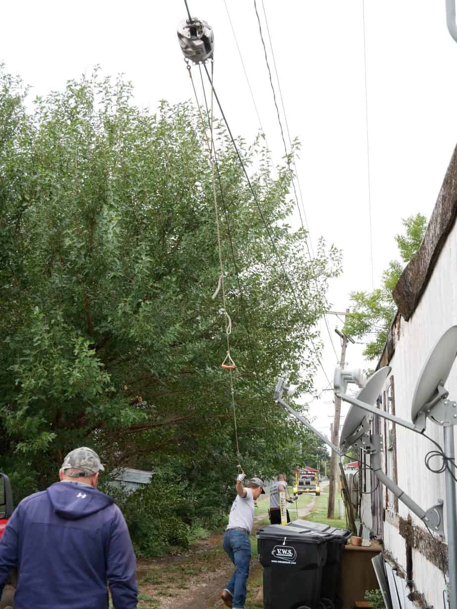 Construction in Fort Cobb Building a better network for the future